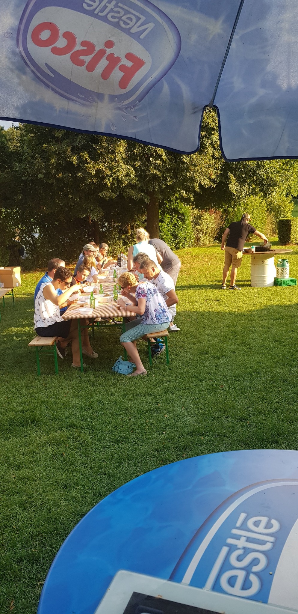 Sommerlicher Fondueanlass
